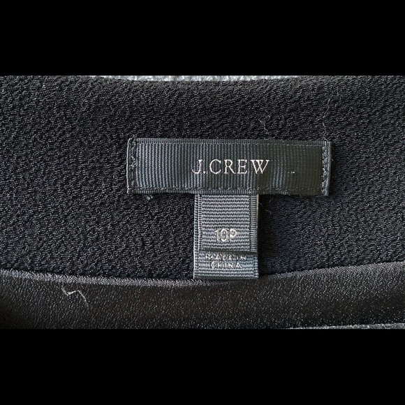 J. Crew Asymmetrical black jumpsuit - Picture 8 of 8